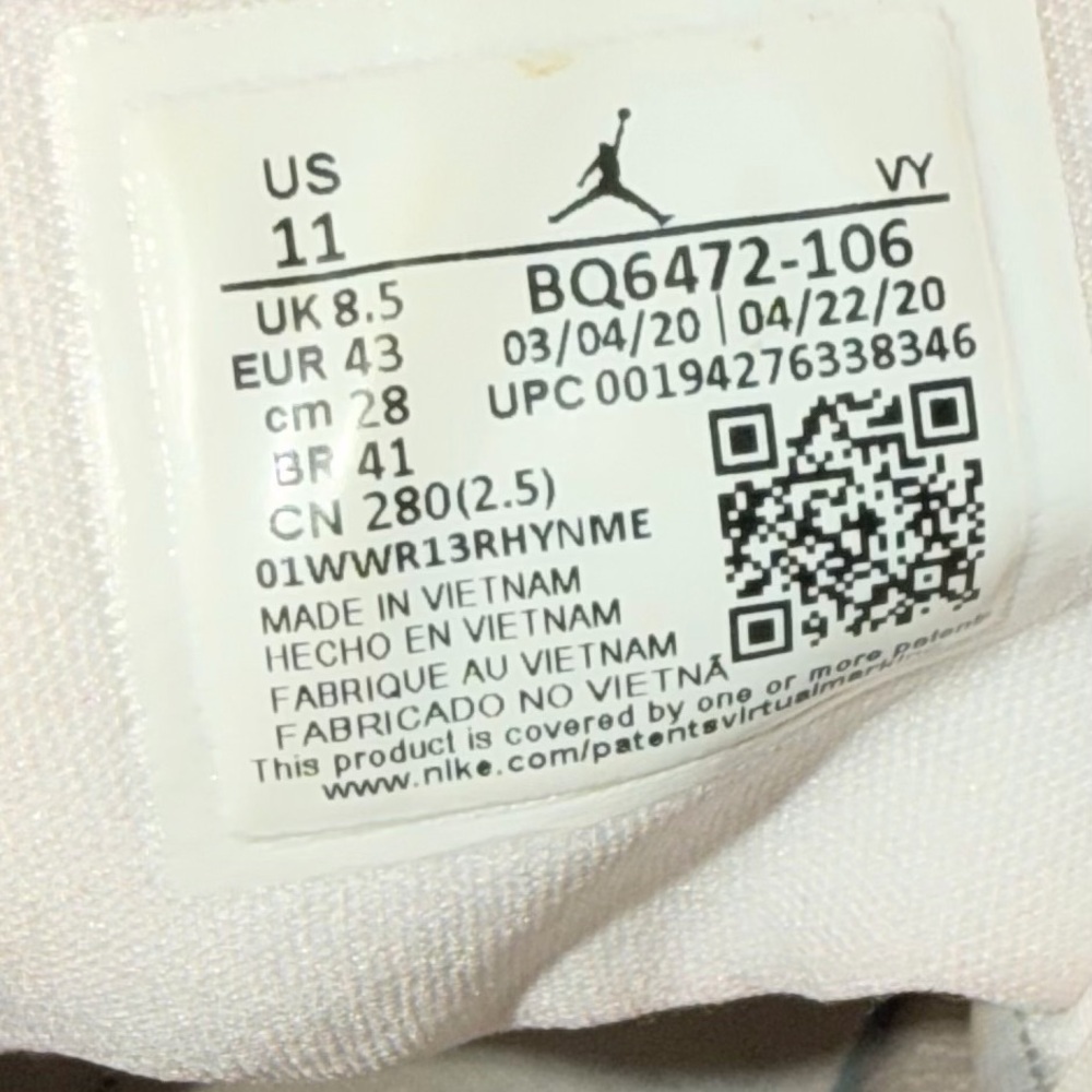Nike Womens Air Jordan 1 Mid Sneakers Size 11 - Picture 7 of 8